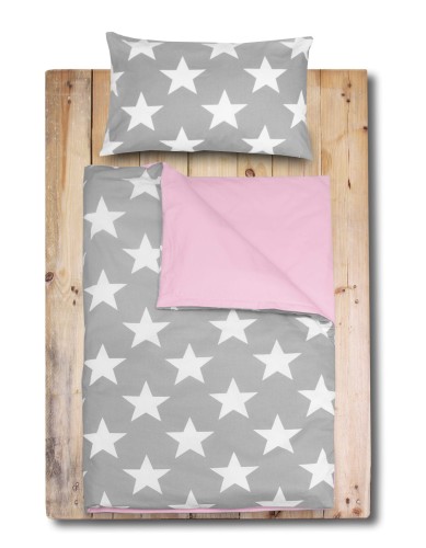 Pościel do łóżeczka w gwiazdy dla dziewczynki