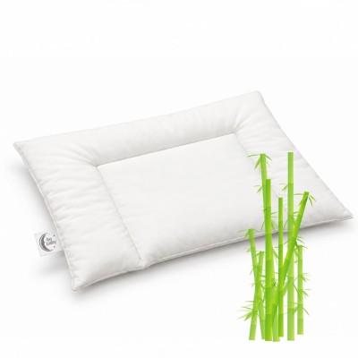 Poduszka 40x60 płaska dziecięca bambusowa Bamboo Poldaun