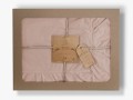 Pościel bawełniana z falbanami Camello Roses 200x220