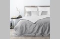 Pościel dwustronna 160x200 biało-srebrna