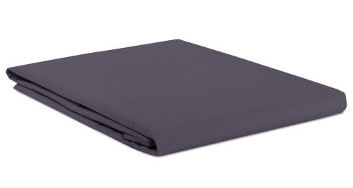 Prześcieradło bawełna 160x240 bez gumki grafitowe Semplice