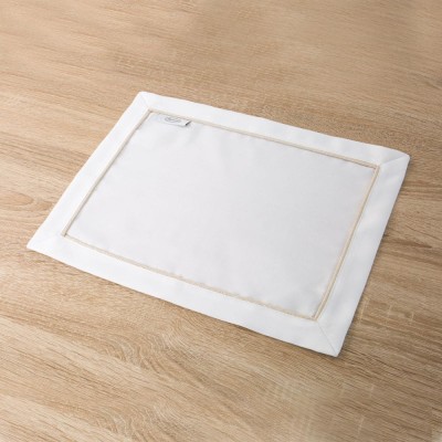 Obrus Madele 30x40 Biały Złoty Eurofirany