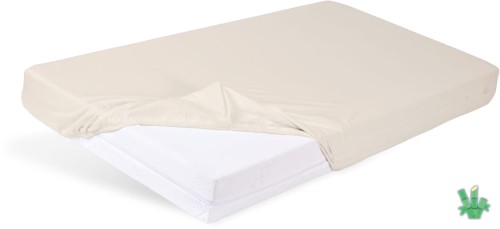 Prześcieradło 80x160 bambusowe Bamboo z gumką jasnobeżowe
