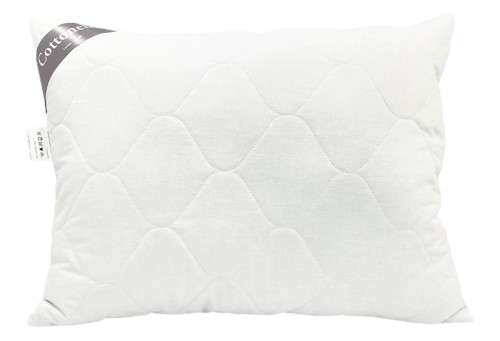 Biała poduszka Cottonella z zamkiem 50x70