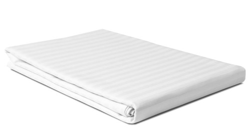 Prześcieradło adamaszkowe 140x210 bawełniane bez gumki