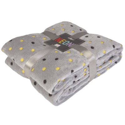 Koc 150x200 Neon Popiel Darymex