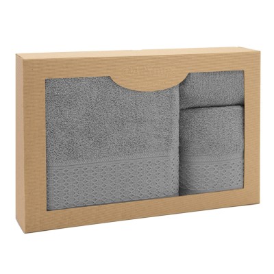 Zestaw 3 ręczników Solano Jasny Popiel 30x50+50x90+70x140 Darymex