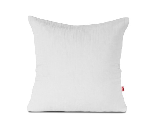 Poszewka muślinowa biała 40x40