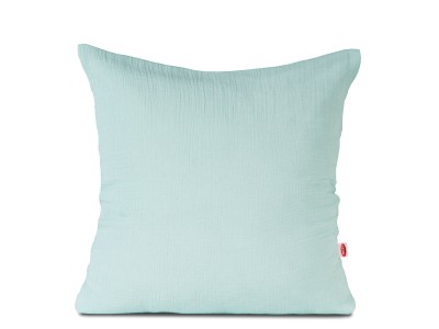 Poszewka 40x40 muślinowa miętowa Matex