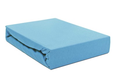 Prześcieradło Jersey 120x200 z gumką niebieskie Darymex