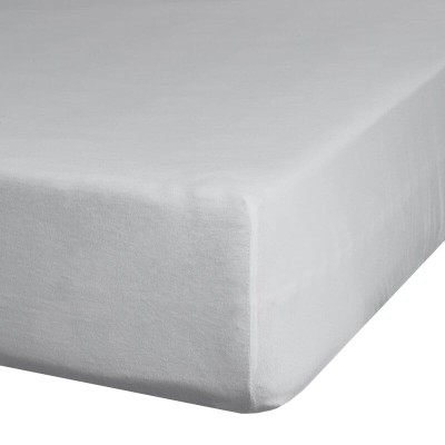 Wysokie prześcieradło 220x200+30cm bawełna jersey srebrne Eurofirany