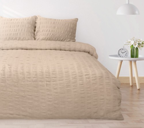 Gofrowana pościel satyna bawełniana 220 x 200