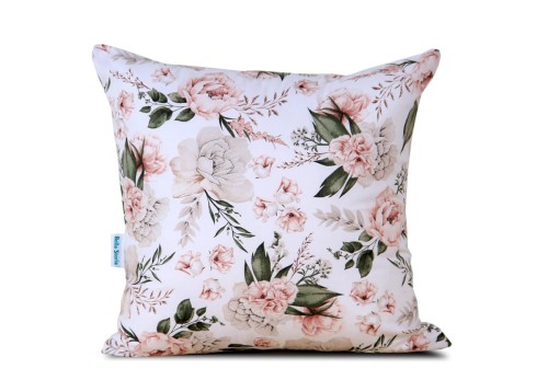 Poszewka w Peonie 45 x 45 w angielskim ogrodzie