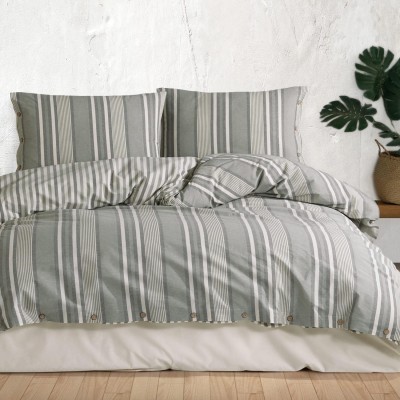 Pościel 220x200 bawełniana Dokya w pudełku Natural