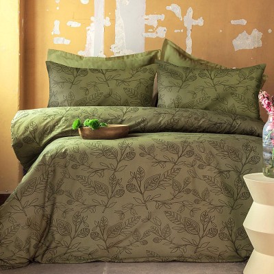 Pościel 160x200 satyna bawełniana w pudełku Green Green Luxury