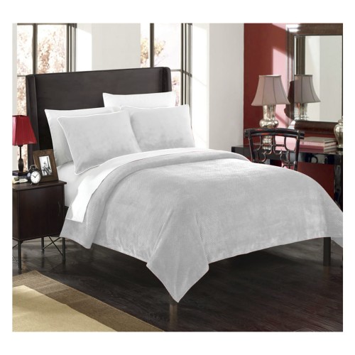 Narzuta Montana jasnoszara minimalistyczna skandynawska lekka nowoczesna jasna ozdobna