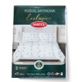 Pościel 220x200 satynowa Delikatny Kwiat  opakowanie