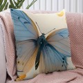 Poszewka 40x40 satynowa 3D Motyle w ogrodzie Darymex