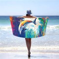 Ręcznik na plażę z delfinem