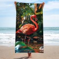 Ręcznik 100x180 plażowy Ogród Flaminga