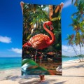 Ręcznik 100x180 plażowy Ogród Flaminga