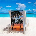 Ręcznik 100x180 plażowy Tropikalny Zachód