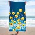 Ręcznik 100x180 plażowy Wodna Radość Emotikonek