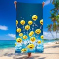 Ręcznik 100x180 plażowy Wodna Radość Emotikonek