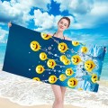 Ręcznik 100x180 plażowy Wodna Radość Emotikonek