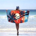 Ręcznik 100x180 plażowy Retro Palmy