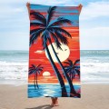 Ręcznik 100x180 plażowy Retro Palmy