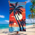 Ręcznik 100x180 plażowy Retro Palmy
