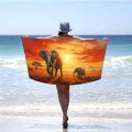 Ręcznik 100x180 plażowy Safari o Zachodzie