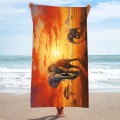Ręcznik 100x180 plażowy Safari o Zachodzie