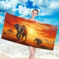 Ręcznik 100x180 plażowy Safari o Zachodzie