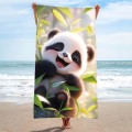 Ręcznik 100x180 plażowy Uśmiechnięta Panda