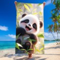 Ręcznik 100x180 plażowy Uśmiechnięta Panda