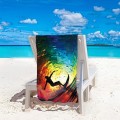 Ręcznik 100x180 plażowy Tęczowa Fala