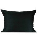 Poszewka 50x70 satynowa ciemnozielona premium gruba