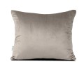 Poszewka szarobeżowa 50x50 velvet welur velvetowa dekoracyjna