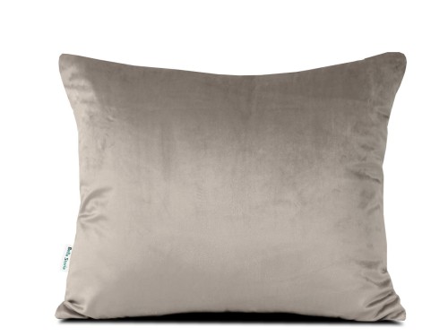 Poszewka szarobeżowa 50x50 velvet welur velvetowa dekoracyjna