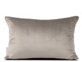 Poszewka 30x50 velvet szary beż dekoracyjna