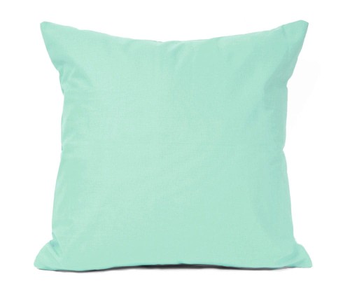 Poszewka miętowa / zielona bawełna