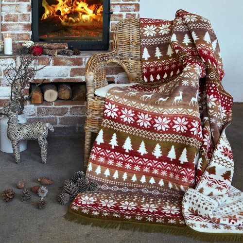 Koc 150x200 bawełniany Nordic Forest Darymex