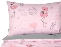Dziecięca poszewka we flamingi 40x60 do łóżeczka