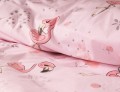 Dziecięca poszewka we flamingi 40x60 do spania