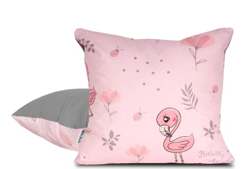 Poszewka flamingi bawełna 50x50