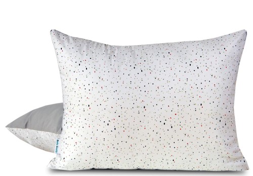 Pościel biała w Konfetti wzór Terrazzo 50x60