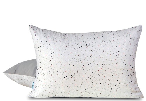 Pościel biała w Konfetti wzór Terrazzo 70x50
