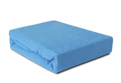 Prześcieradło Frotte 140x200 z gumką niebieskie Darymex